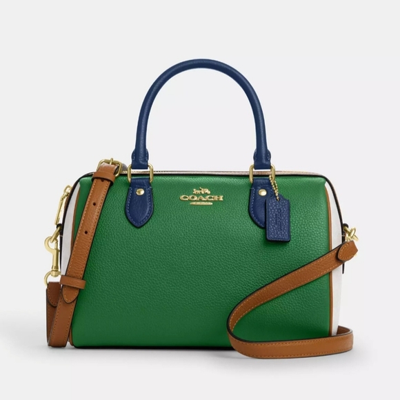 Coach Rowan Colorblock In Signature Print - Picture 1 of 4